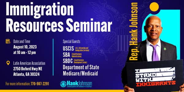 Immigration Resources Seminar Flyer