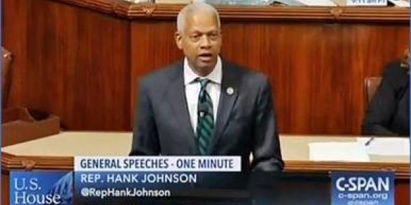 Congressman Johnson speaks from the House floor this week in support of Equal Pay Day. 