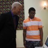 Rep. Hank Johnson with constituents