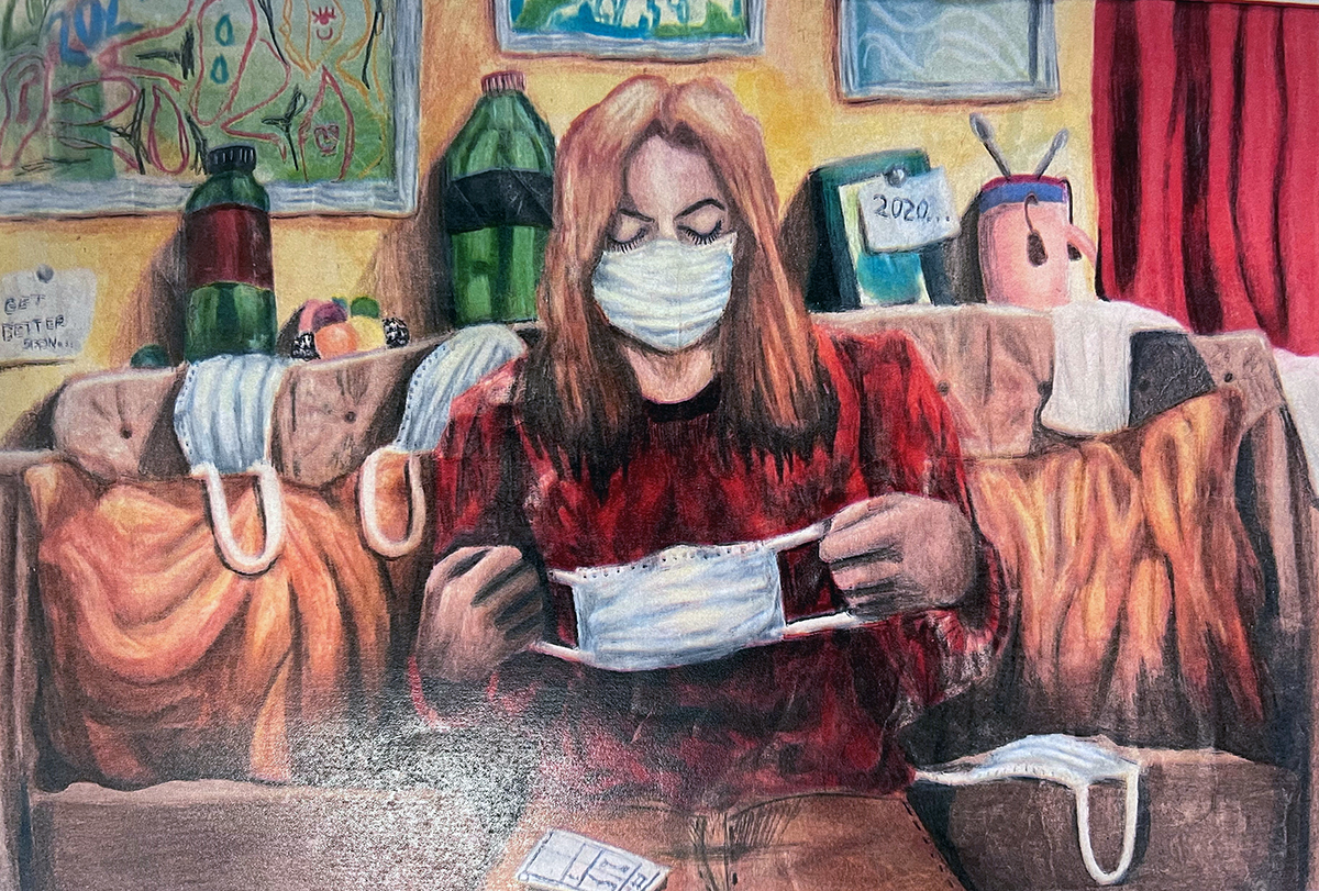 Christopher Ramos, the winner of Congressman Hank Johnson's 2022 Congressional Art Competition, work 