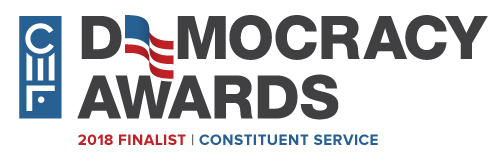 cmf democracyawards logo finalist constituent service 2018 