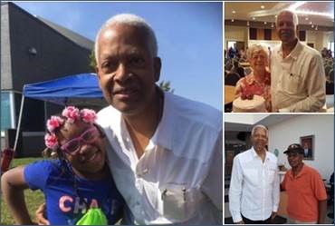 Rep. Hank Johnson with constituents